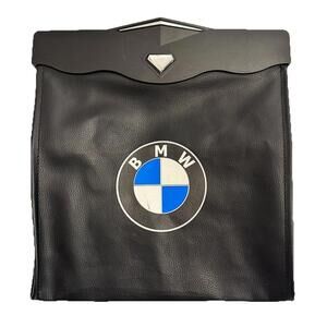 BMW Car Storage Small Accessories Bag Interior Hanging Trash Can Magnetic Top